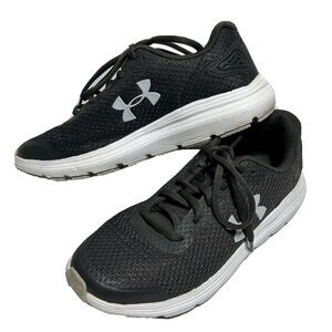 Women’s Under Armour Surge Tennis Shoes Size 6 Gray Running Training Workout